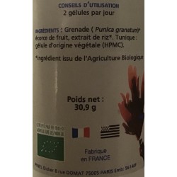 Gélules de Grenade du labo Alg'Breizh en vente à Shanti Breizh à Trégunc dans le Finistère