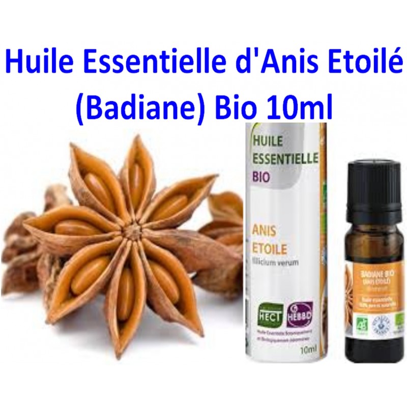 Huile Essentielle d'Anis Etoilé bio (Badiane) 10ml